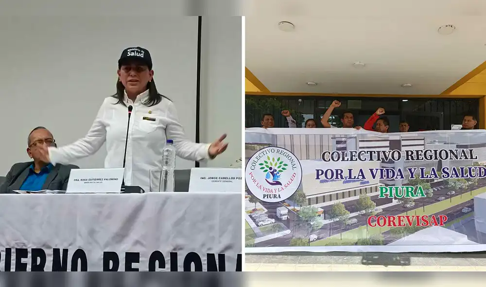 Colectivo Regional por la Salud y la Vida pidió la destitución de la ministra de Salud. Foto: composición Alvaro Lozano/ La República/ Maribel Mendo