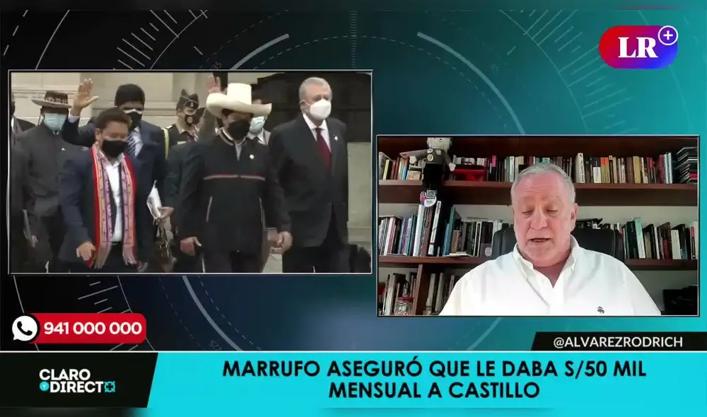 Augusto Álvarez Rodrich rememoró las confesiones de Salatiel Marrufo en contraste a las declaraciones de Fernandini. Foto/Video: LR+