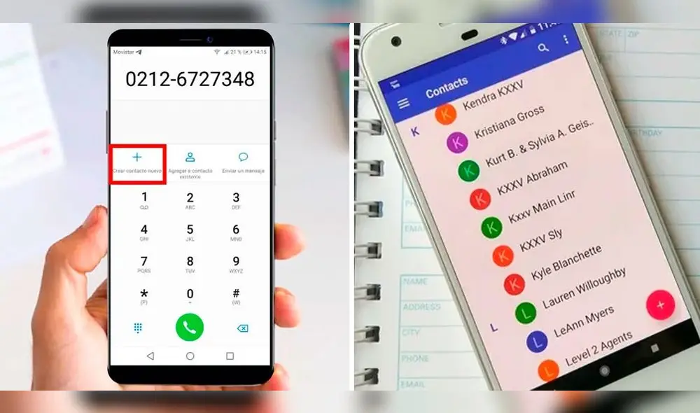 Miles de usuarios Android podrían quedarse sin lista de contactos. Foto: composición LR / AndroidPhoria /