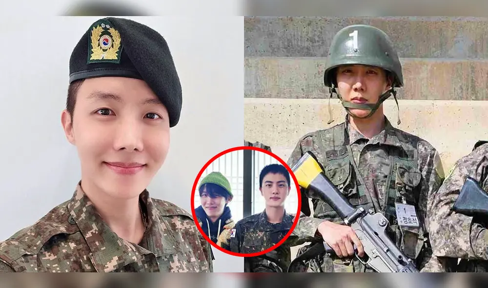 BTS: J-Hope toma el mismo camino de Jin en el Ejército. Foto: composición LR/Weverse/The Camp/Instagram @jin