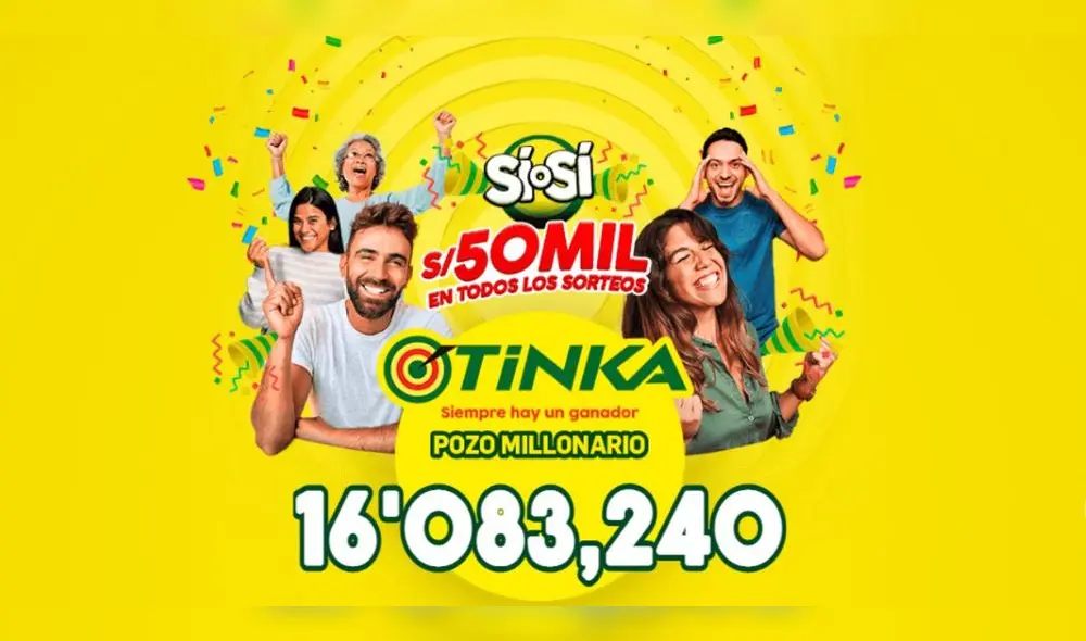 Conoce los resultados del último sorteo de La Tinka. Foto: Intralot