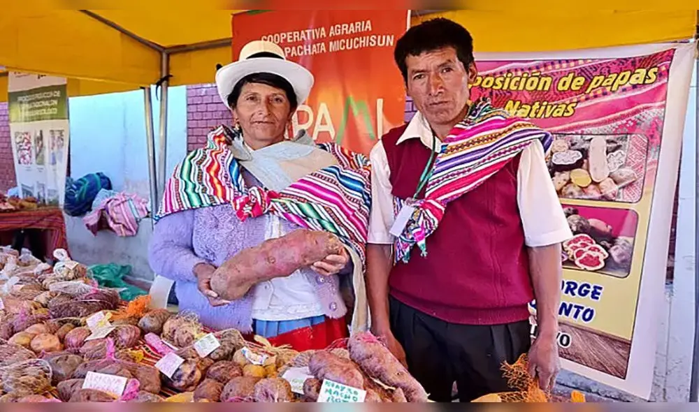 Junín. Jorge Figueroa junto a su esposa, Julia Palacios, en busca de concretar un sueño. Foto: Huancayork Times