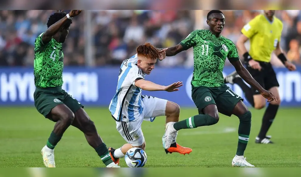 Argentina quedó eliminado del Mundial Sub-20 tras perder ante Nigeria. Foto: @Argentina Argentina quedó eliminado del Mundial Sub-20 tras perder ante Nigeria. Foto: @Argentina