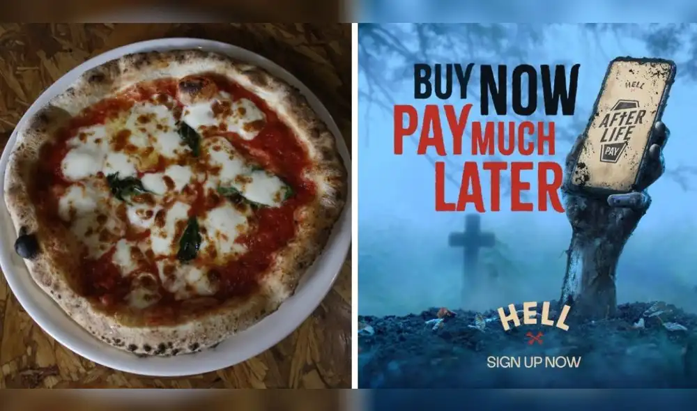 Oferta ha sido difundida por las redes sociales de Hell Pizza. Foto: composición LR/La República/Hell Pizza/Facebook Oferta ha sido difundida por las redes sociales de Hell Pizza. Foto: composición LR/La República/Hell Pizza/Facebook