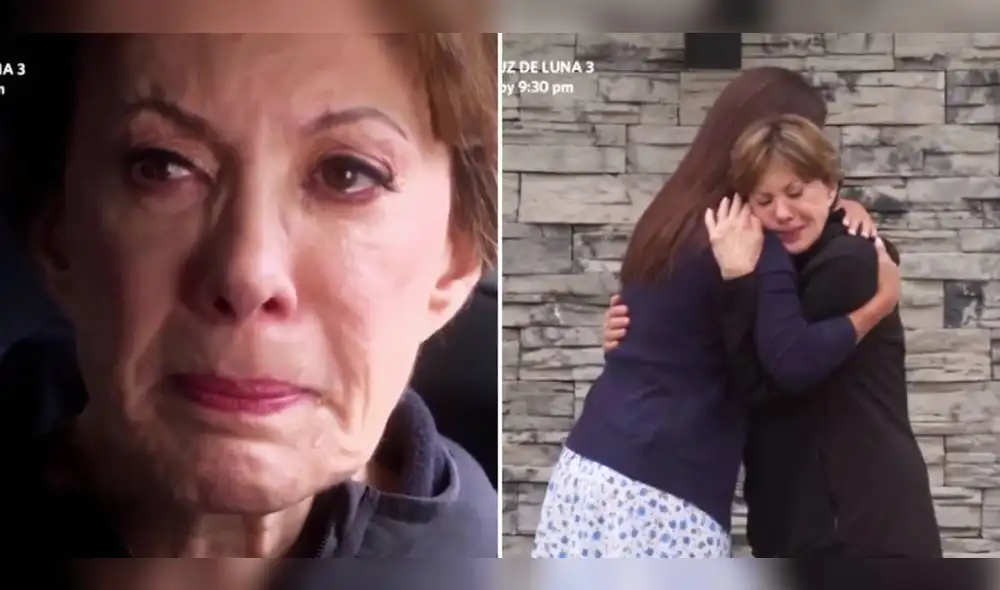 'Charo' consoló a Francesca en su momento más duro en "Al fondo hay sitio". Foto: composición LR/captura de América TV - Video: América TV