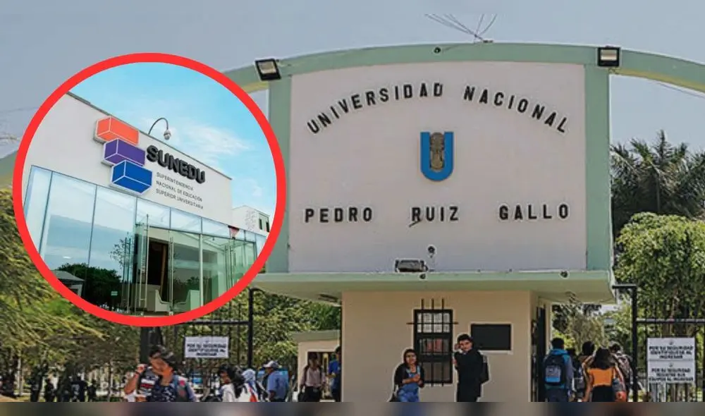 En el 2020, la Sunedu le denegó la licencia de funcionamiento a la Universidad Nacional Pedro Ruiz Gallo. Foto: composición LR/UNPRG