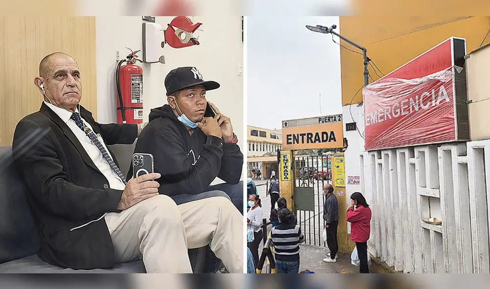 Dolor. El padrastro de la menor estaba conmocionado en el Hospital Cayetano Heredia y su abogado denunció irregularidades. Foto: composición LR