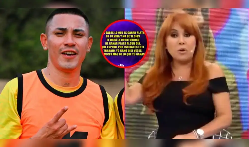 Jean Deza atacó sin fundamento a una reportera de "Magaly TV, la firme". Foto: composición LR/captura de ATV/difusión