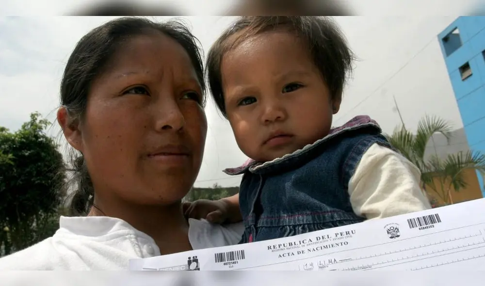 Así podrás sacar una nueva partida de nacimiento o, en todo caso, rectificarla. Foto: Andina