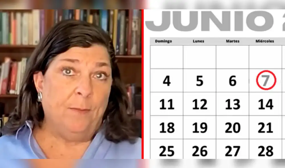 Rosa María Palacios emplazó al Poder Ejecutivo a definir si este 7 de junio será feriado nacional o no. Foto: composición GLR/LR+