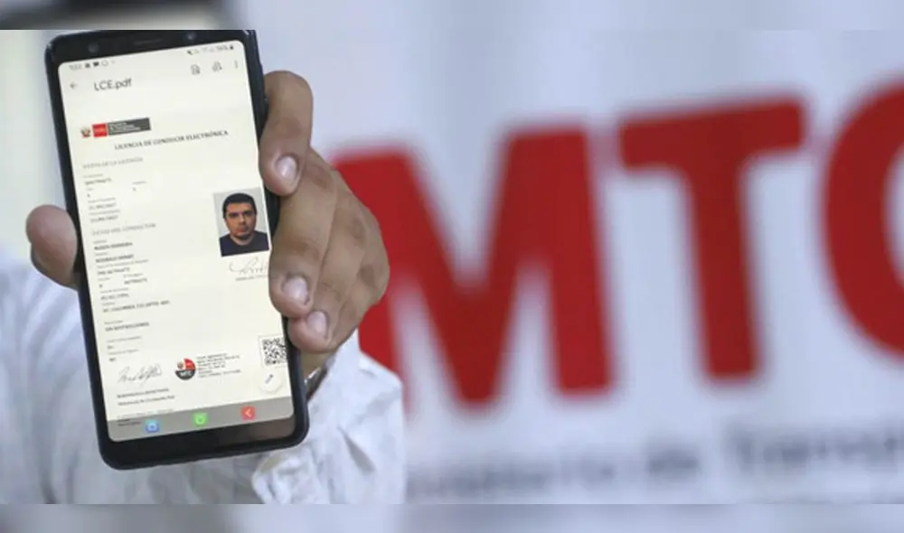 Evita las multas con la emisión de una licencia de conducir electrónica. Foto: MTC Evita las multas con la emisión de una licencia de conducir electrónica. Foto: MTC