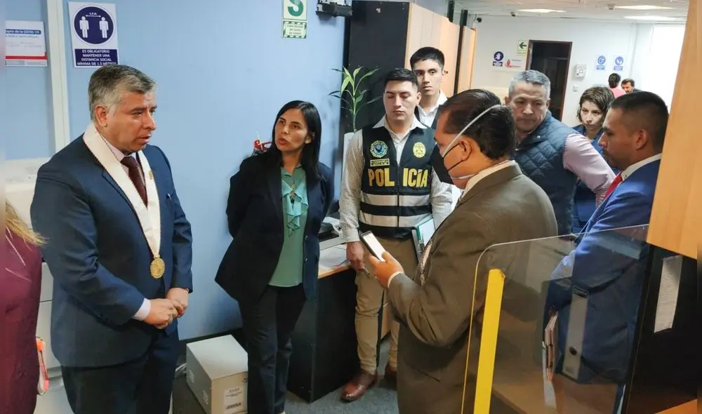 Fiscalía intervino las instalaciones del PNSU. Foto: fuentes de La República