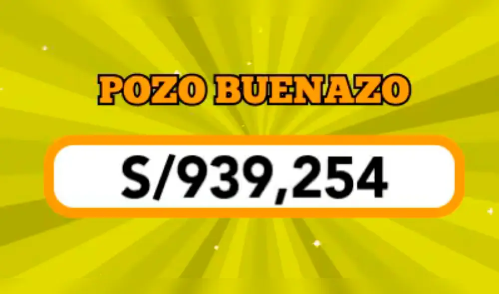 El nuevo pozo Buenazo asciende a más de S/900.000. Foto: La Tinka