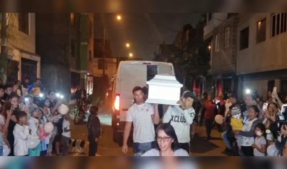Así se realiza el velorio de la escolar que falleció por reto de la pastilla. Foto: La República