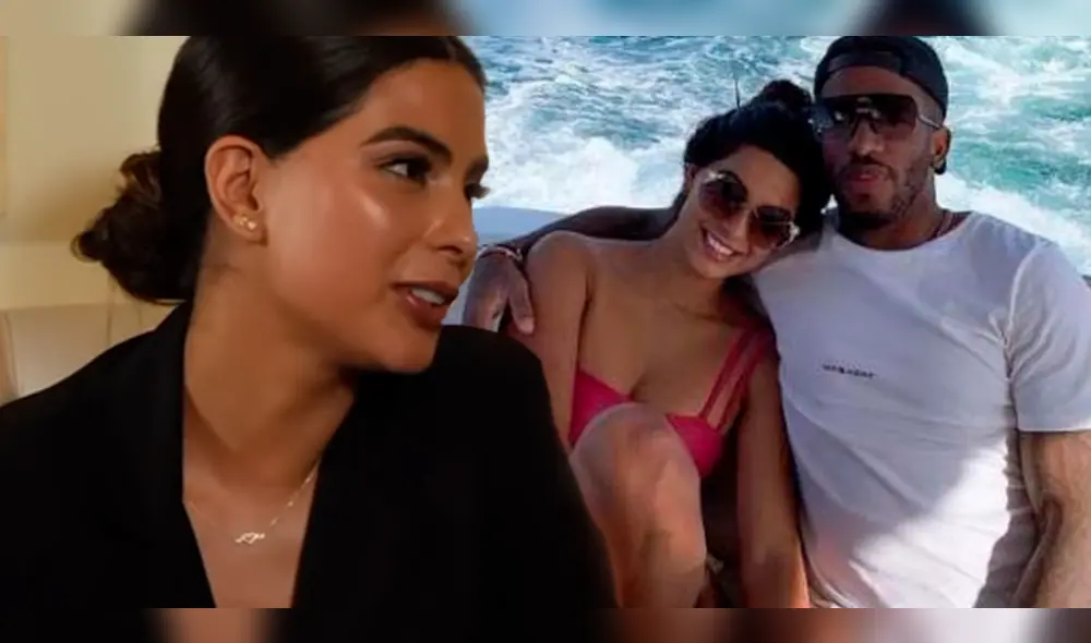 Ivana Yturbe y Jefferson Farfán empezaron rumores de romance en el 2019. Foto: composición LR/YouTube/La Linares/difusión