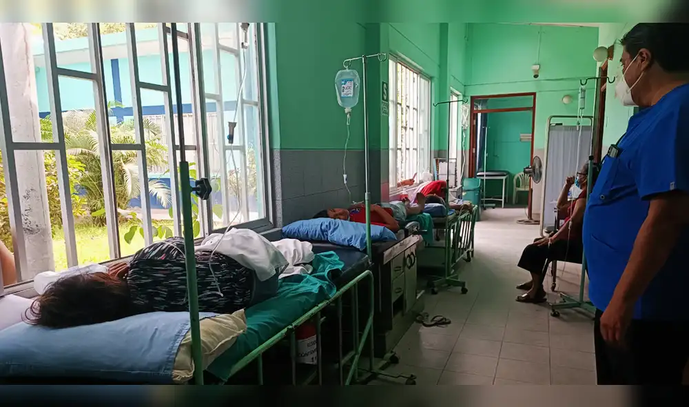 Pacientes con dengue en los pasillos del centro de salud de Pachitea, Piura. Foto: Maribel Mendo / La República Pacientes con dengue en los pasillos del centro de salud de Pachitea, Piura. Foto: Maribel Mendo / La República