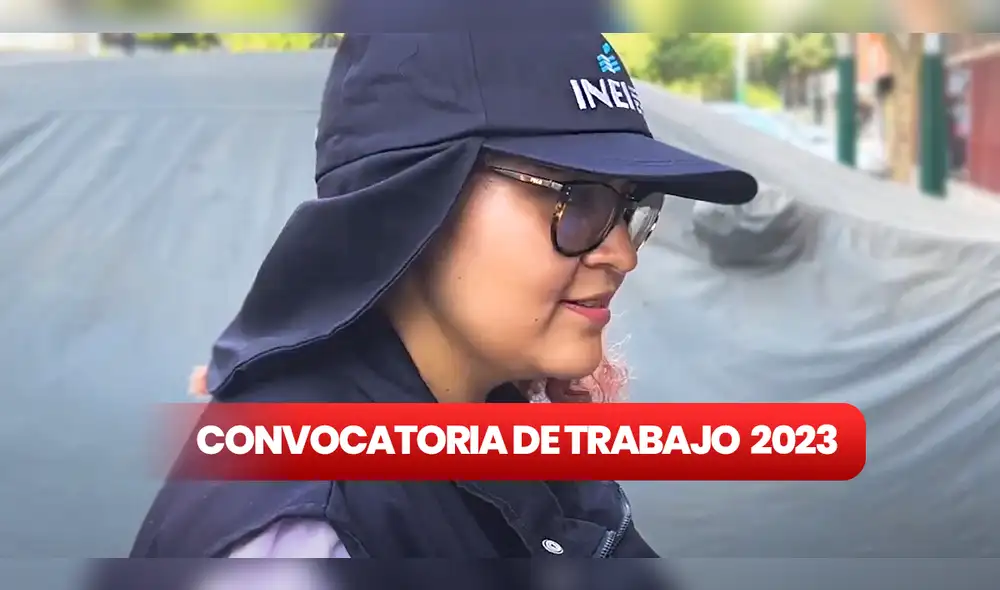 Algunos puestos en el INEI cierran convocatoria el 13 de junio. Foto: composición LR/INEI/Youtube Algunos puestos en el INEI cierran convocatoria el 13 de junio. Foto: composición LR/INEI/Youtube