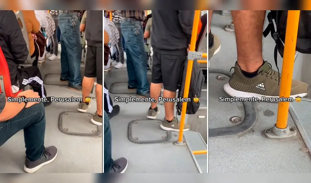 La marca de las zapatillas dejó atónitos a propios y extraños. Foto: composición LR/captura/@_Jonaaabv/TikTok La marca de las zapatillas dejó atónitos a propios y extraños. Foto: composición LR/captura/@_Jonaaabv/TikTok