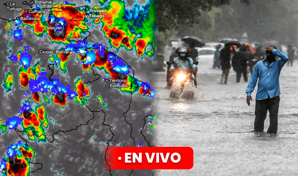 Onda Tropical en Venezuela HOY: revisa el más reciente pronóstico del Inameh. Foto: composición LR/Inameh/El Nacional.