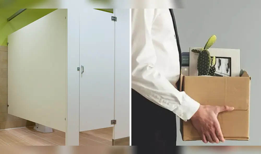 ¿Si te demoras en el baño, esto puede afectar tu puesto de trabajo? Foto: composición LR/Amazon/iStock