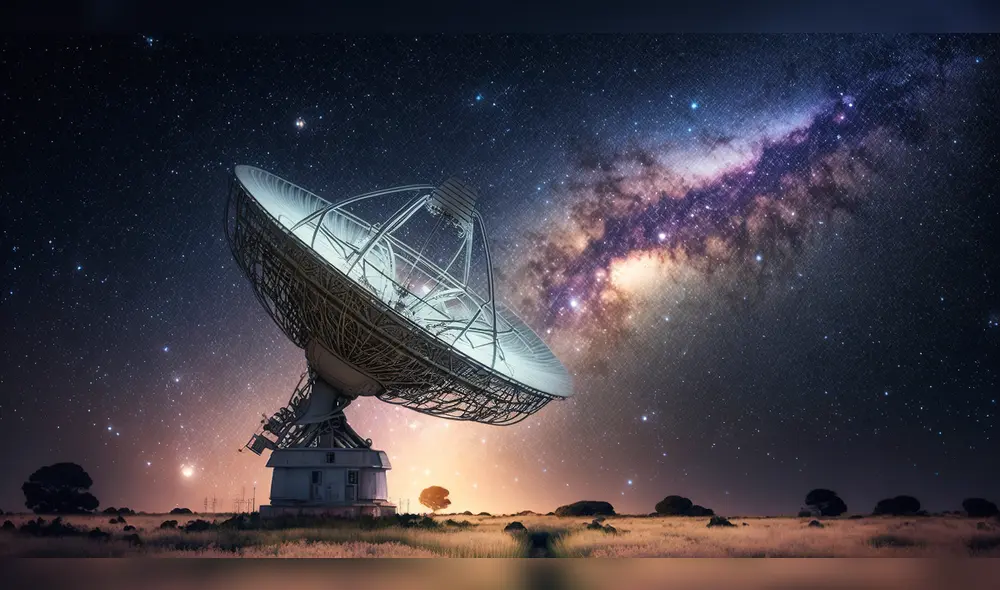 Astrónomos sugieren que extraterrestres podrían estar enviándonos señales de radio desde el centro de la Vía Láctea. Foto: Adobe Stock