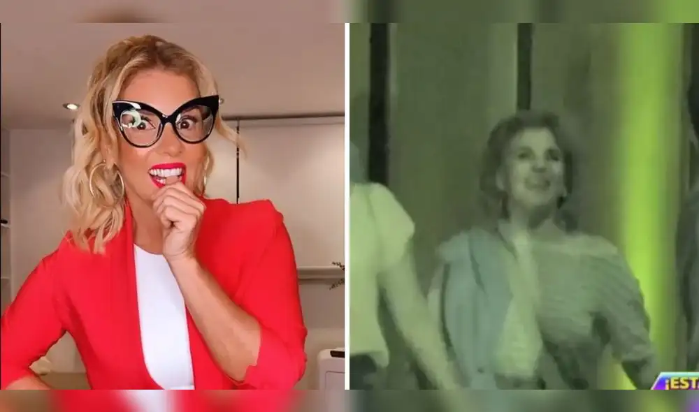 Johanna San Miguel sale de discoteca y es ampayada por Magaly. Foto: composición LR/Instagram/captura de ATV