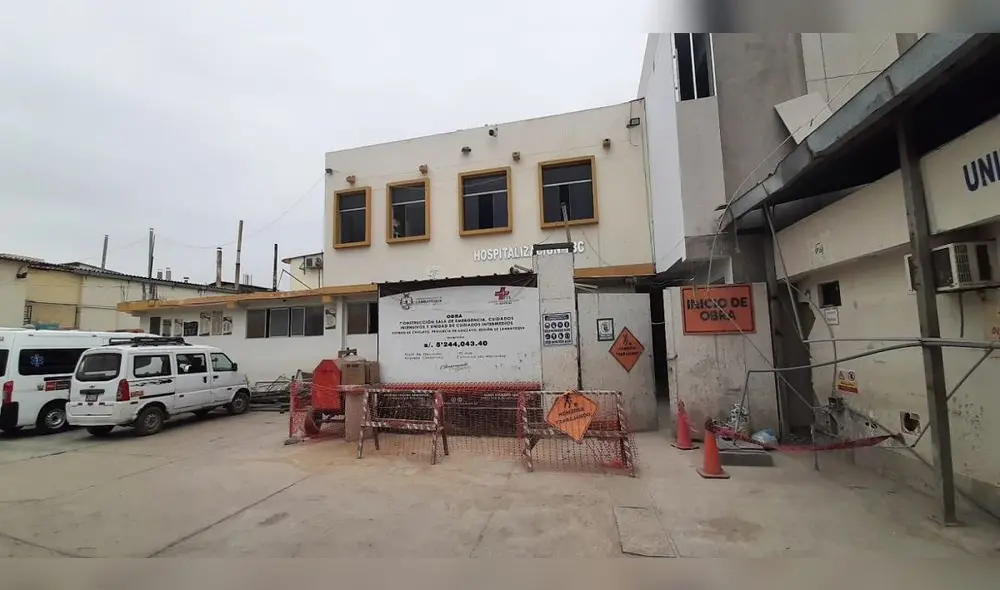 Obra de ampliación de servicio de Emergencia se construye en donde antes funcionaba una cafetería privada. Foto: Carlos Vasquez/LR Obra de ampliación de servicio de Emergencia se construye en donde antes funcionaba una cafetería privada. Foto: Carlos Vasquez/LR