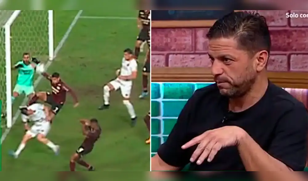 Pedro García criticó que no se cobrara la mano de Succar que hubiera terminado en penal para Cusco FC. Foto: composición/captura Movistar Deportes Pedro García criticó que no se cobrara la mano de Succar que hubiera terminado en penal para Cusco FC. Foto: composición/captura Movistar Deportes