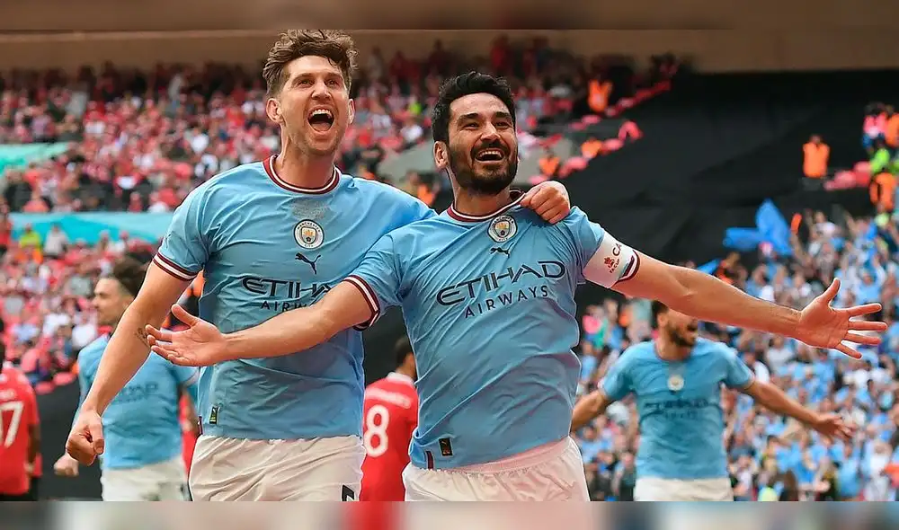 Gundogan anotó un doblete y le dio la FA Cup a Manchester City. Foto: EFE Gundogan anotó un doblete y le dio la FA Cup a Manchester City. Foto: EFE