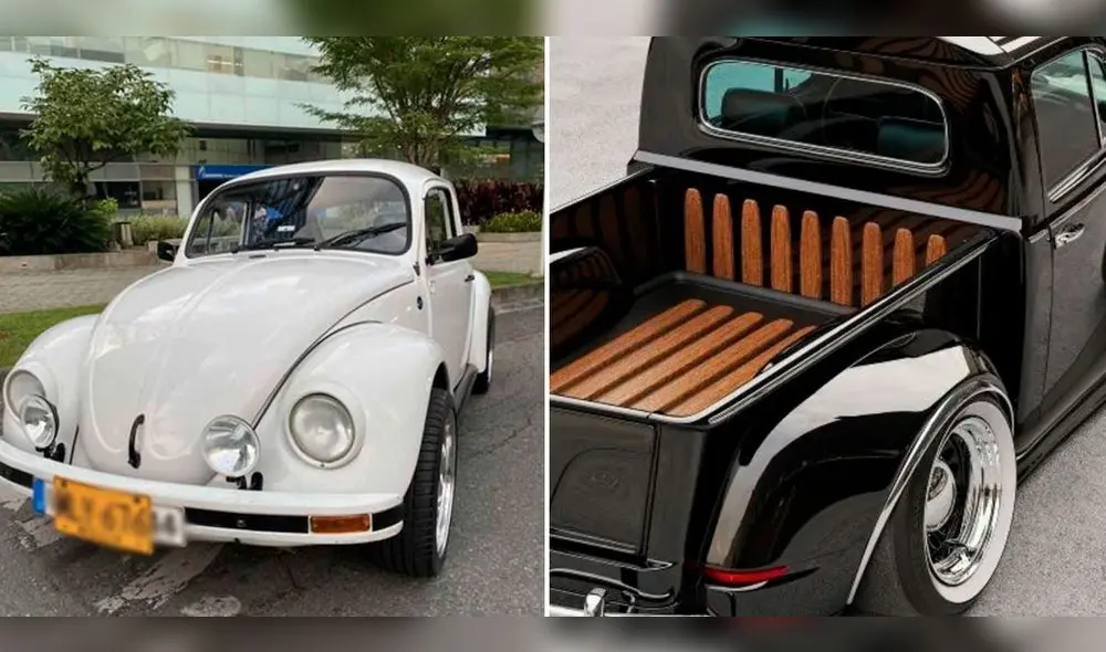 El Vocho alemán fue el primer carro de la marca Volkswagen. Foto: composición LR/Volkswagen/captura de Instagram/Robert Design