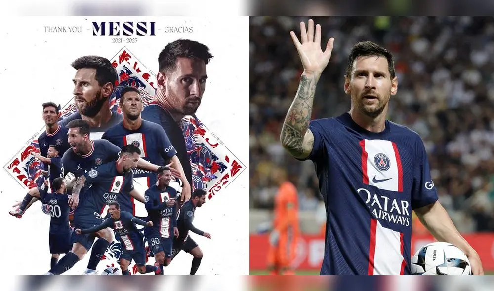 Lionel Messi jugó en el Paris Saint-Germain desde agosto del 2021. Foto: composición LR/PSG | Video: PSG Lionel Messi jugó en el Paris Saint-Germain desde agosto del 2021. Foto: composición LR/PSG | Video: PSG