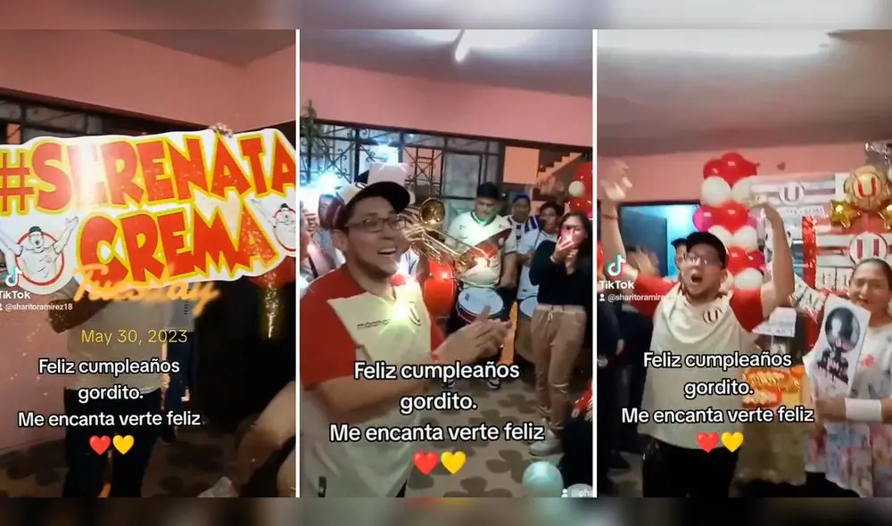 El joven disfrutaba con algarabía de ese gran momento. Foto: composición LR/capturas de TikTok/@SharonRamirez18 El joven disfrutaba con algarabía de ese gran momento. Foto: composición LR/capturas de TikTok/@SharonRamirez18