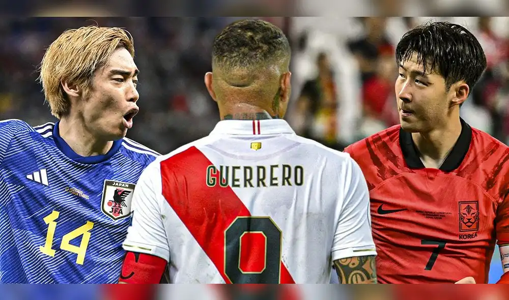 La selección peruana se enfrentará a Japón y Corea del Sur antes de arrancar en las eliminatorias sudamericanas al Mundial 2026. Foto: composición LR/AFP