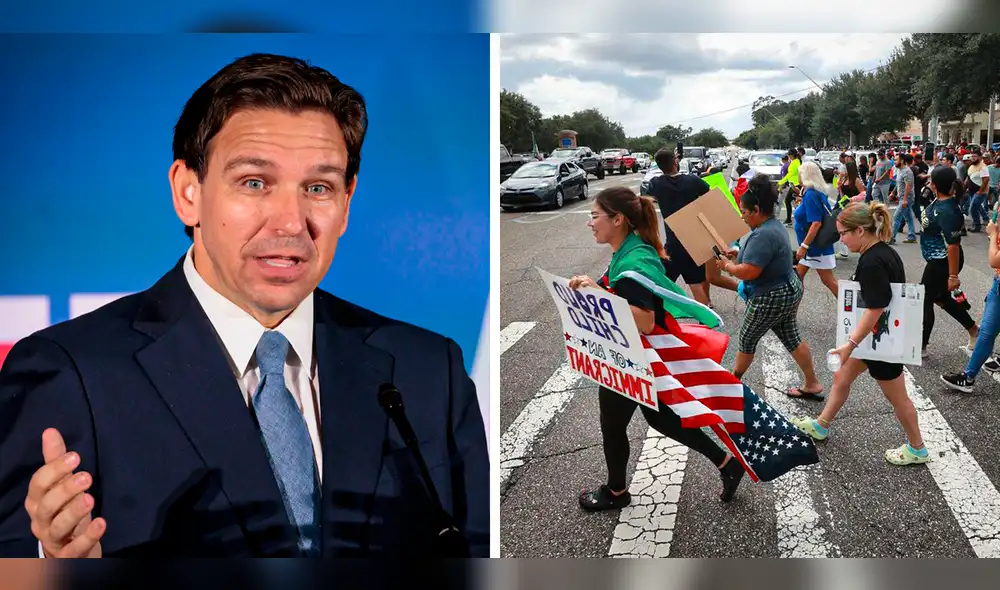 La polémica medida ha generado descontento entre los inmigrantes en Florida. Foto: composición LR/EFE/Orlando Sentinel