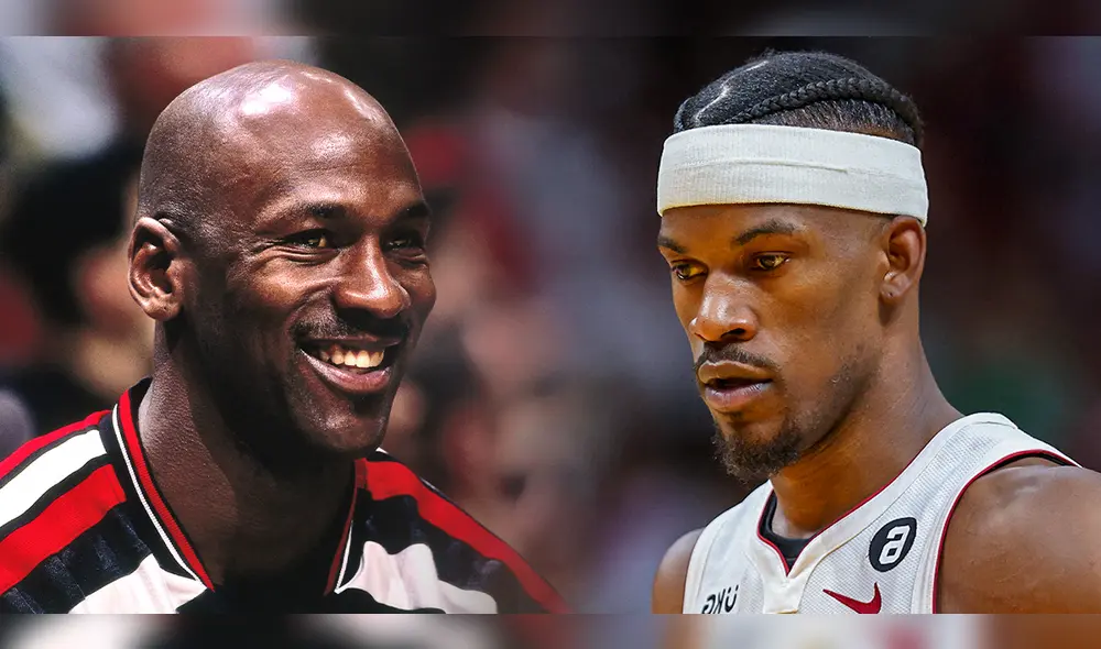 Jimmy Butler no conoce a su padre y los fanáticos de la NBA dicen que Jordan sería el progenitor. Foto: Composición LR/AFP