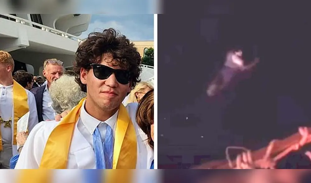 Un video muestra la desaparición de Cameron Robbins, en Bahamas. Foto: composición LR/Cameron Robbins/Instagram/New York Post - Video: Uno TV Un video muestra la desaparición de Cameron Robbins, en Bahamas. Foto: composición LR/Cameron Robbins/Instagram/New York Post - Video: Uno TV