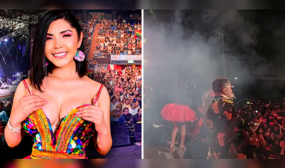 Yarita Lizeth llegó a Ayacucho. Foto: composición LR/captura de video/Guido Bellido/YouTube