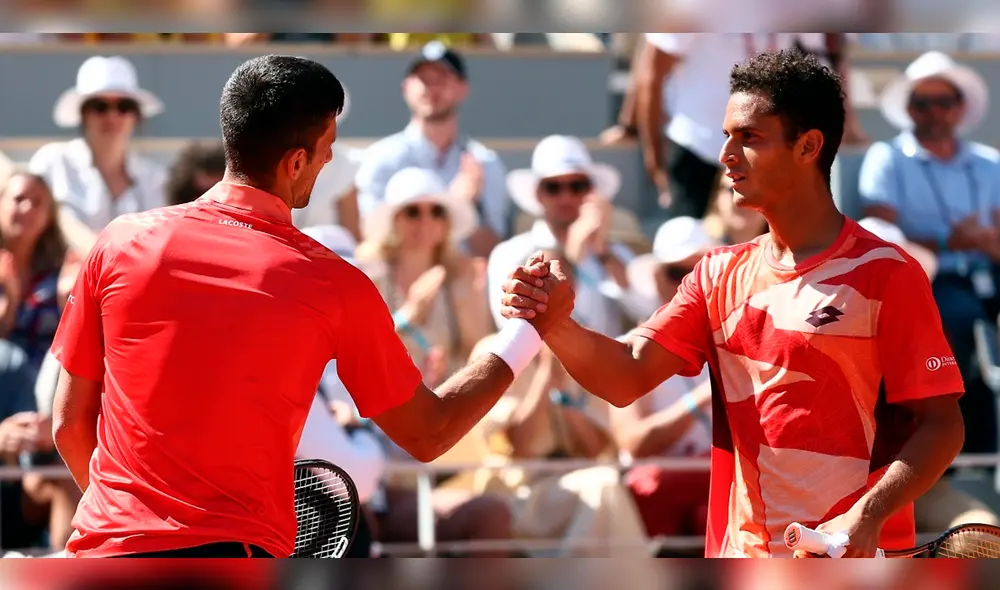 Varillas y Djokovic chocaron en la cuarta ronda de Roland Garros 2023. Foto: EFE | Video: ESPN 2