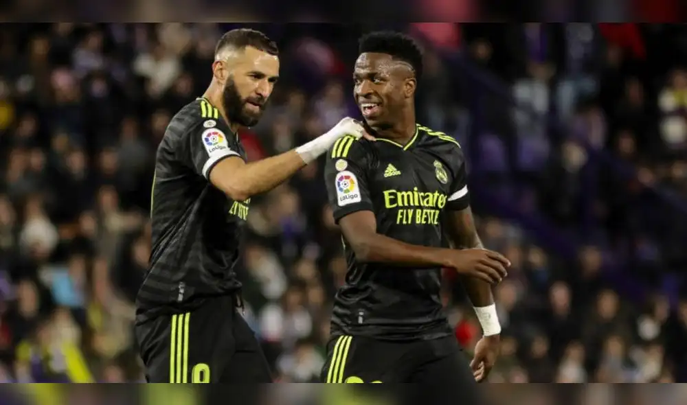 Vinícius y Benzema ganaron una Champions League. Foto: EFE Vinícius y Benzema ganaron una Champions League. Foto: EFE