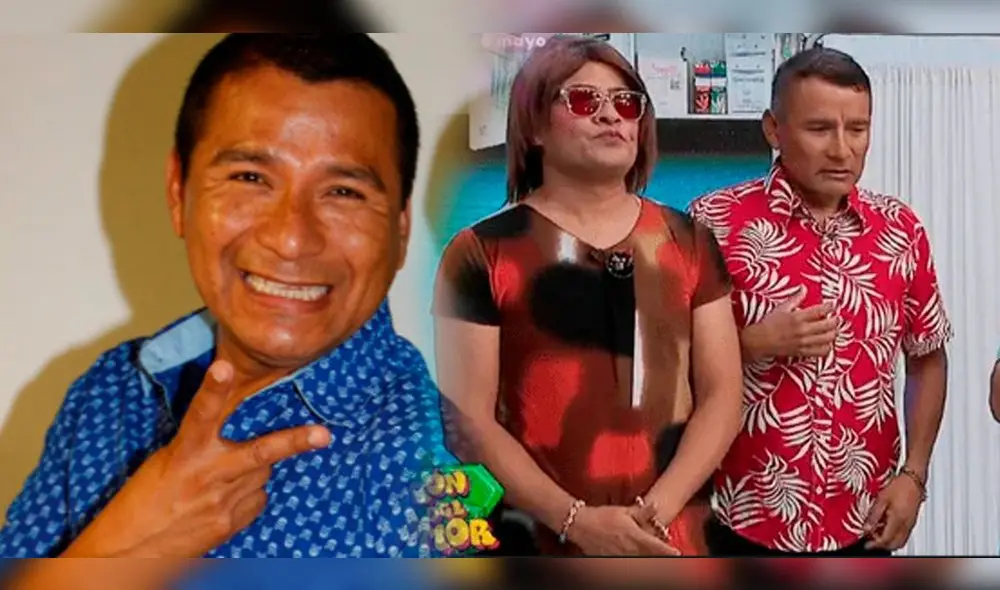 Luis Campos, 'Jhonny Carpincho', se sumó al elenco de "Jirón del humor" al lado de conocidos actores cómicos. Foto: composición LR/difusión/captura de Latina