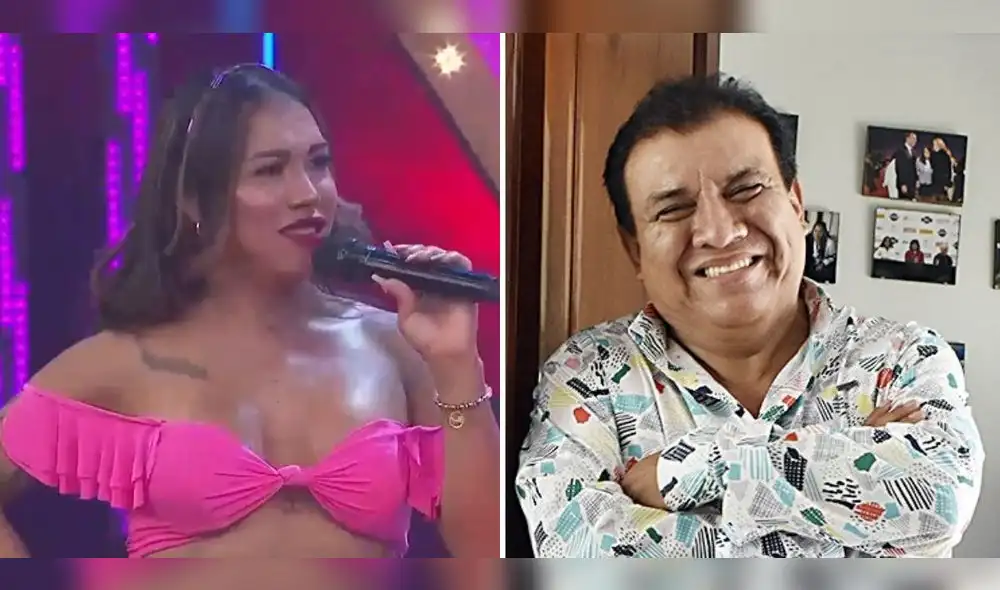 Dayanita no estuvo conforme con la actuación de Manolo Rojas. Foto: composición LR/ captura de América TV/ difusión/ El peruano | Video: América TV