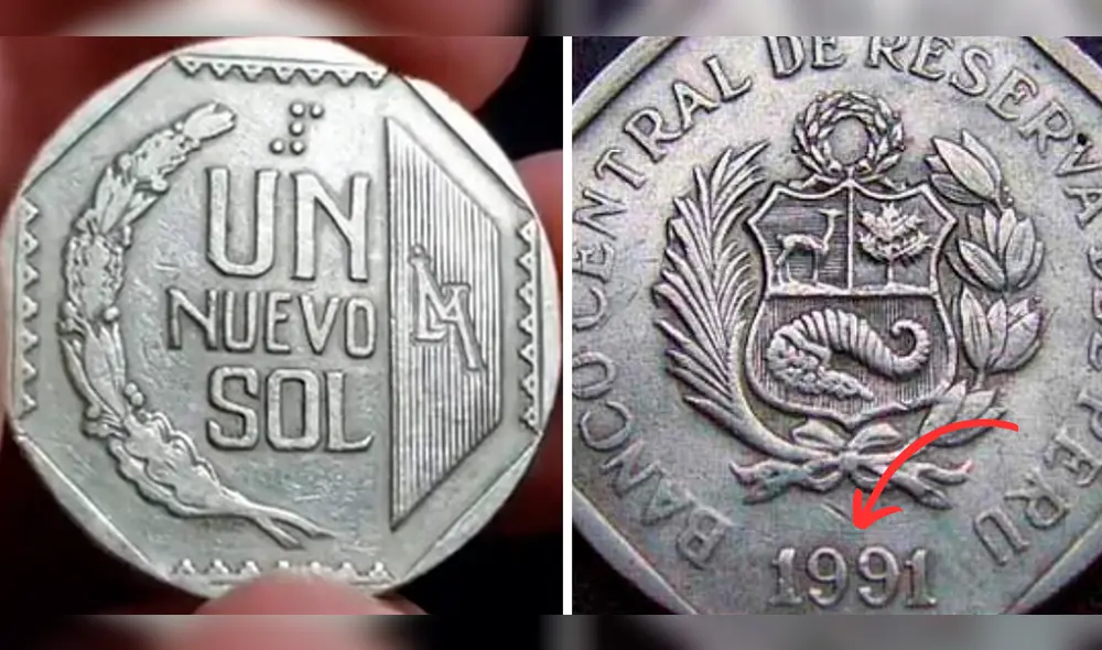 Esta es la moneda de S/1 que podría valer cientos de soles en el mercado. Foto: composición La República/captura de TikTok