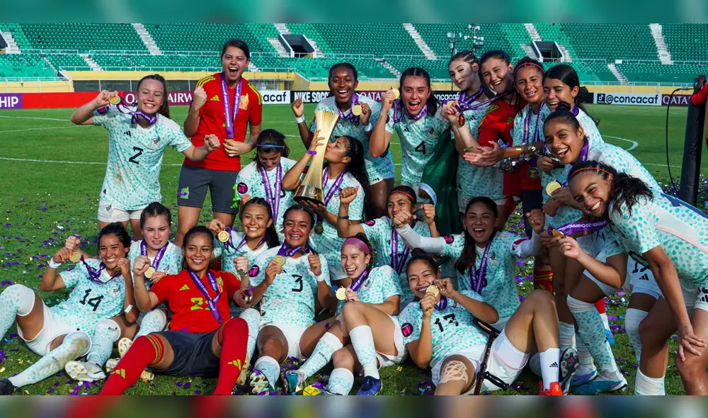 Fátima Servín, capitana de México fue la autora del gol del triunfo. Foto: Twitter/@MiSelecciónFem
