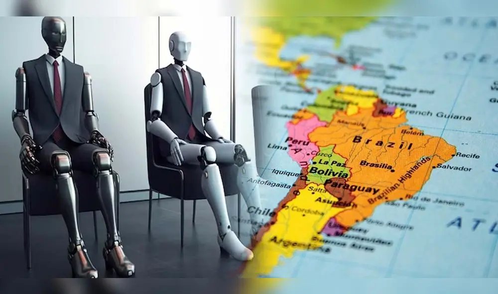 La llegada de la inteligencia artificial amenaza a la población laboral en América Latina. Foto: composición LR/Freepik/Celag