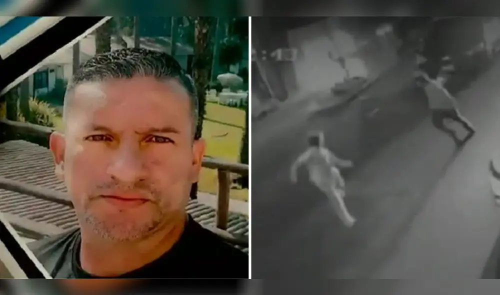 Richard Centurión intentó escapar del lugar de los hechos, pero fue retenido por los vecinos de la zona. Foto: captura Latina/composición LR