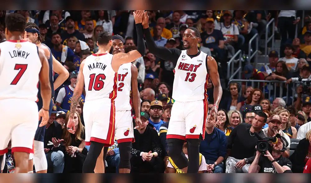 Miami Heat derrotó a Denver Nuggets e iguala la serie en las Finales de la NBA 2023. Foto: AFP