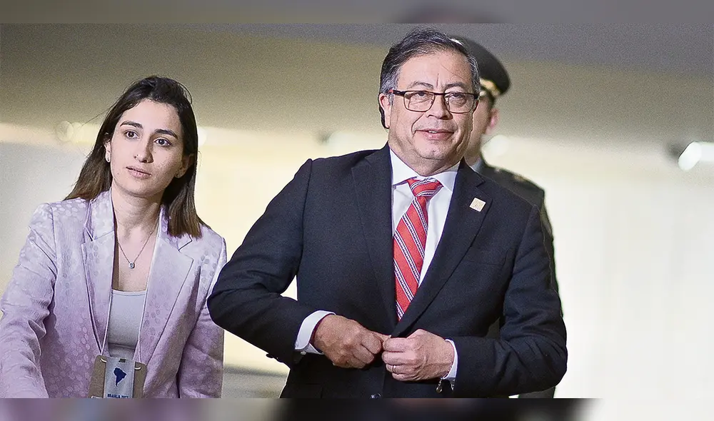 La asesora de la discordia. Laura Sarabia se había convertido en la colaboradora más cercana del mandatario. Antes lo fue del embajador Benedetti. Foto: EFE