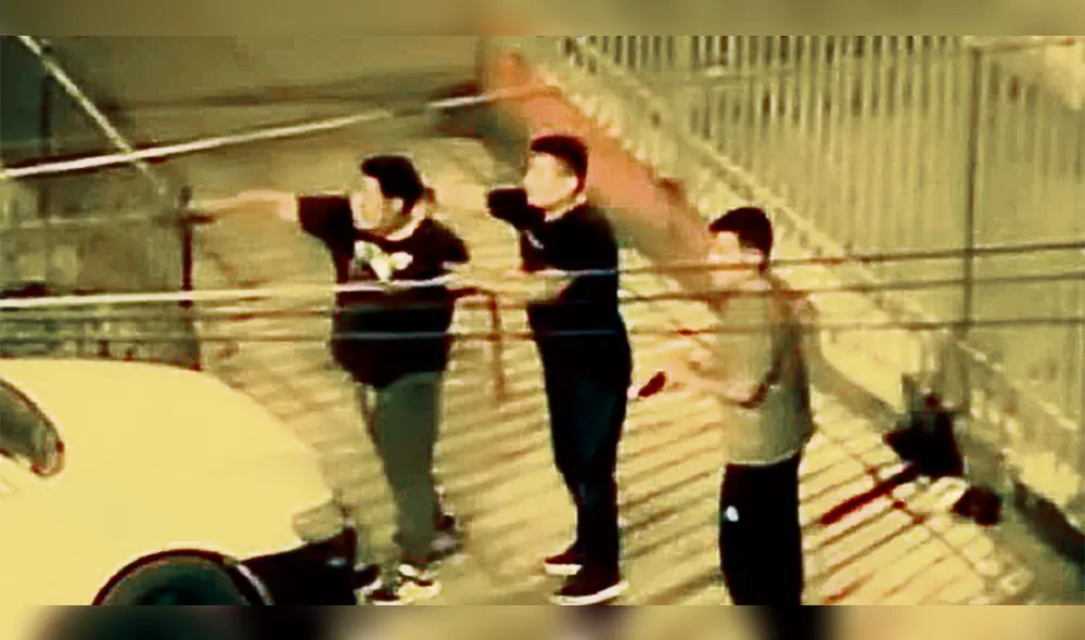 Peligro. La agresiva actitud de los policías quedó registrada a través de un video. Foto: difusión