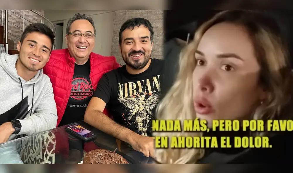 Ale Venturo viviría un complicado momento tras separarse del 'Gato' Cuba. Foto: composición LR/Willax/Instagram