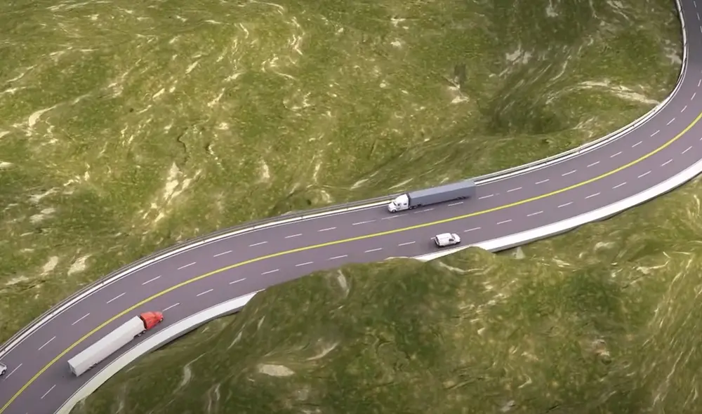 La nueva carretera Central contará con más de 136 km. Foto: MTC La nueva carretera Central contará con más de 136 km. Foto: MTC